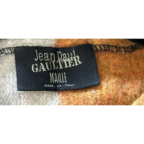 Jean Paul Gaultier WOOL SWEATER Fuzzi COLOR BLOCK Made in Italy Y2K - Picture 3 of 11